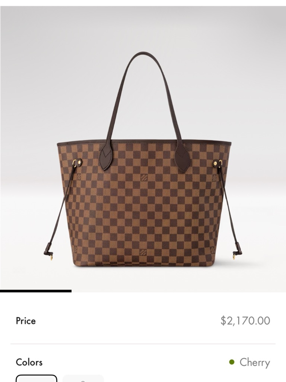 Louis Vuitton neverfull mm purse - Picture 12 of 12